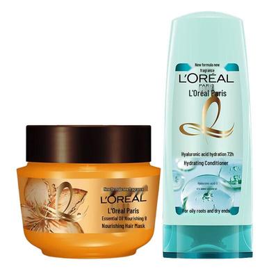 Набор L'Oréal Маска для волос с эфирными маслами и кондиционер с гиалуроновой кислотой