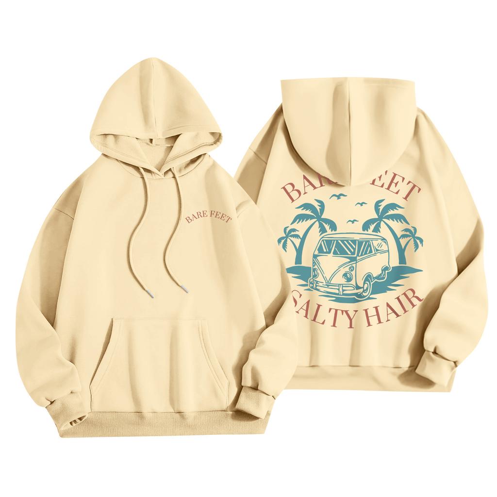 Женская мода, женский легкий пуловер с длинными рукавами и карманами, толстовка с капюшоном в стиле консервативного стиля