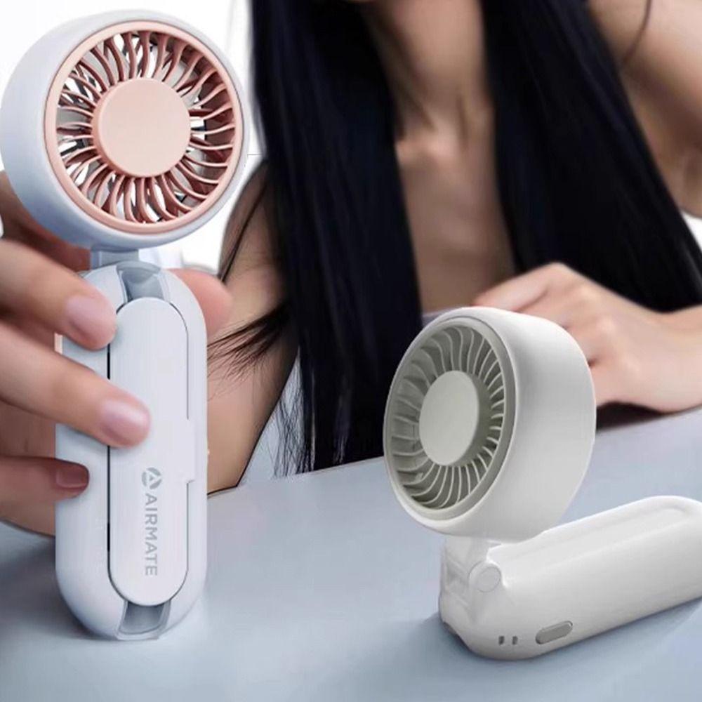 9H Runtime 4 Speeds Personal fan Handheld Small Fan Fits 8-12mm Umbrella