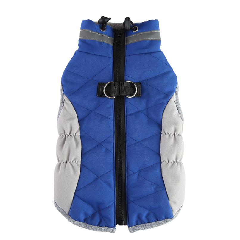 Winter Dog Jacket for Small Medium Dogs Clothes Reflective Puppy Padded Clothing Yorkie Vest Chihuahua French Bulldog