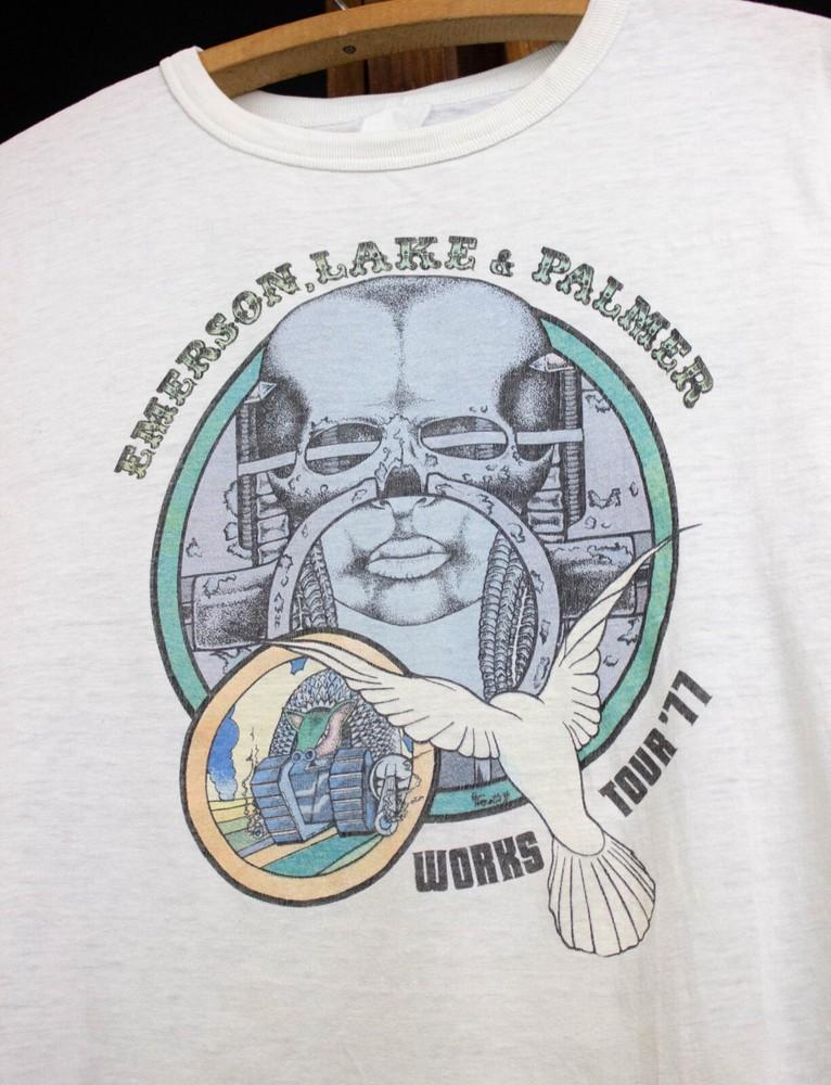 Emerson Lake and Palmer Concert Shirt Classic White Unisex Unisex T-Shirt