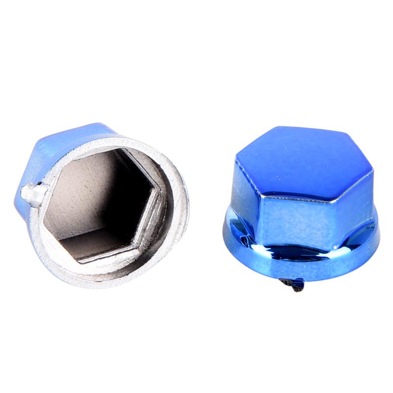 30Pcs Motorcycle Screw Nut Bolt Cover Motorcycle Ornament