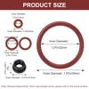 Seal O-Ring Maintenance Kit, Espresso Machine O-Ring Parts, Gasket Seal Set for The Water Tank, Brew Unit and Boiler Outlet Fit for Saeco Philips and