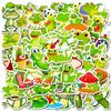 50 Cartoon Guagua Series Stickers Fun DIY Children's Stickers Focus On Animal Little Frog