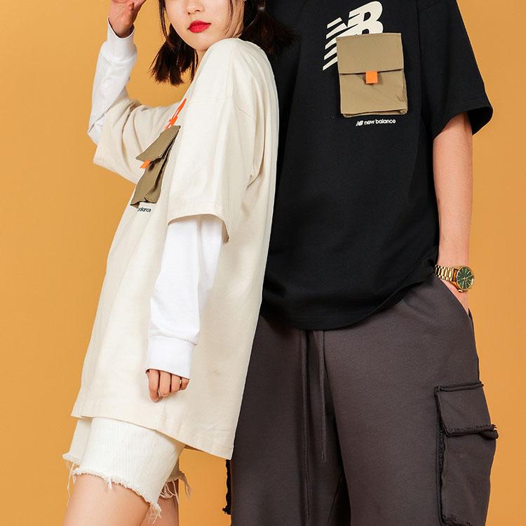 New Balance T Shirt Unisex Black AMT12355-BK