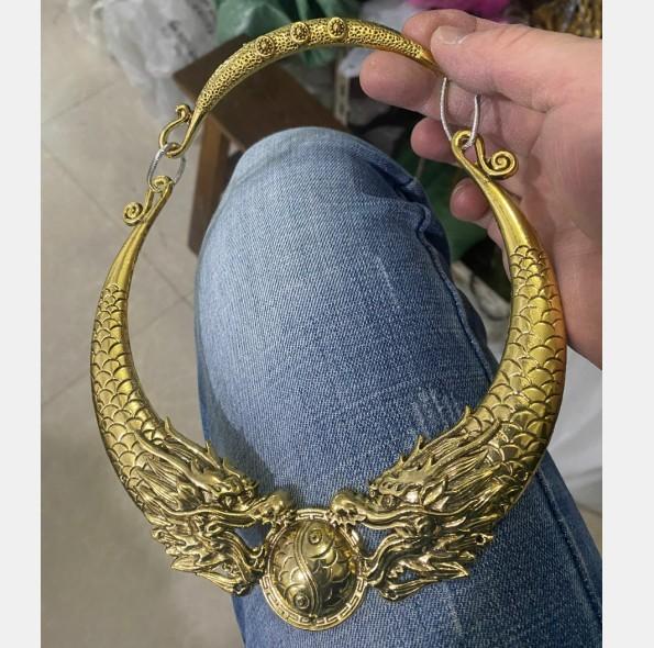 И Винтажное ожерелье с подвеской «Павлин-дракон» для этнического стиля, аксессуар для костюма