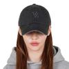3D Монограмма Пигмент Оверсайз Бейсболка Черная [VARZAR]