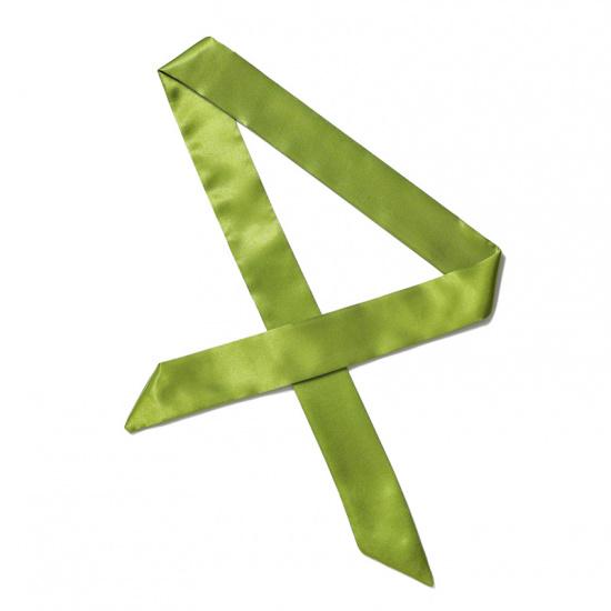 Solid Color Scarf, Women'S Slim And Long Scarf, Decorative Tie Bag, Ribbon, Versatile Headband, Bow Belt, Fashionable Scarf