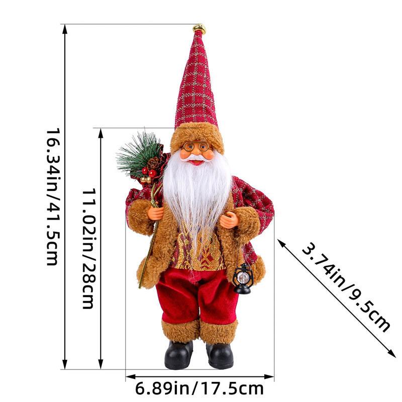 Домашний декор Санта-Клаус Рождественская кукла Живые украшения Счастливого Рождества Дети Подарки Рождественские украшения