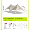 OEING Outdoor Lotus Canopy Tent