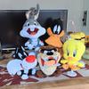 Новая плюшевая игрушка Looney Tunes 20 см Твити Даффи Сильвестр Тасманийский Злодей Багз Банни Мягкая игрушка Фигурка с большой головой Подарок