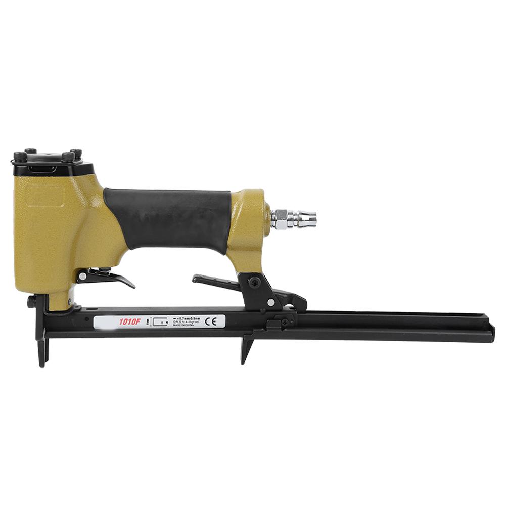 Пневматический пистолет 1010F Мини-воздушный степлер гвоздезабивной пистолет 4?7 кг/кв. метр для деревообработки Внутренняя отделка