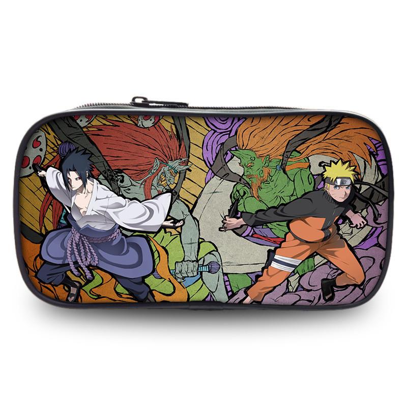 Naruto Anime Character Print Single Layer Stationery Storage Bagfor Students