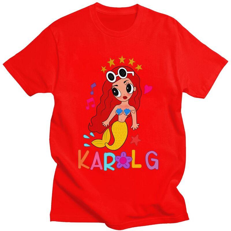 Custom Manana Sera Bonito Karol G T Shirt for Men Pure Cotton Tshirt Casual Tee Short Sleeve Tshirts Clothing Gift