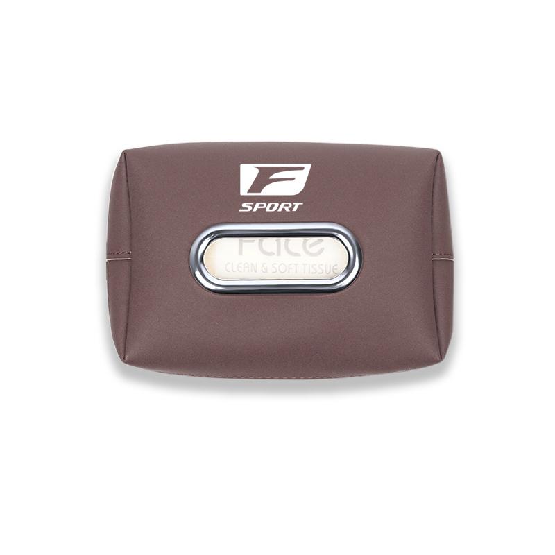 AARO1 Car Seat Back Tissue Box Auto Leather Tissue Holder For Lexus Fsport GS GX IS LS LX CT LC RC LBX NX RX 350h 450h UX 300e GX460