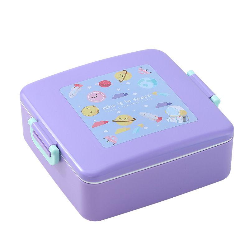 Bento Lunch Box For Kids Portable Microwavable Lunchbox Kids School Food Containers Cute Leakproof Children's Food Box Storage