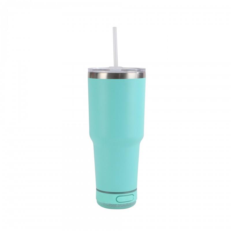 30oz Vacuum Insulated Stainless Steel Travel Mug With Straw Lid Car Office Outdoor Use