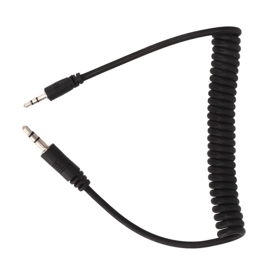 Кабель-пружинка 3,5 мм для камеры CB2, шнур для подключения пульта дистанционного управления затвором, спусковой кабель, 1 метр