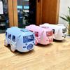 Outdoors Bus Straw Cup Cartoon Bounce Straw Kettle School Water Bottle  Children