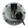 XJR400 Stainless Steel Motorcycle Gas Tank Cover Motorbike Oil Tank Cap Fuel Cap With 2 Keys