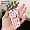 Eyebrow Pencil 4 Micro Fork Tip Applicator Waterproof Natural Long-Lasting Brow Contouring Pen Liner Women Makeup Tools