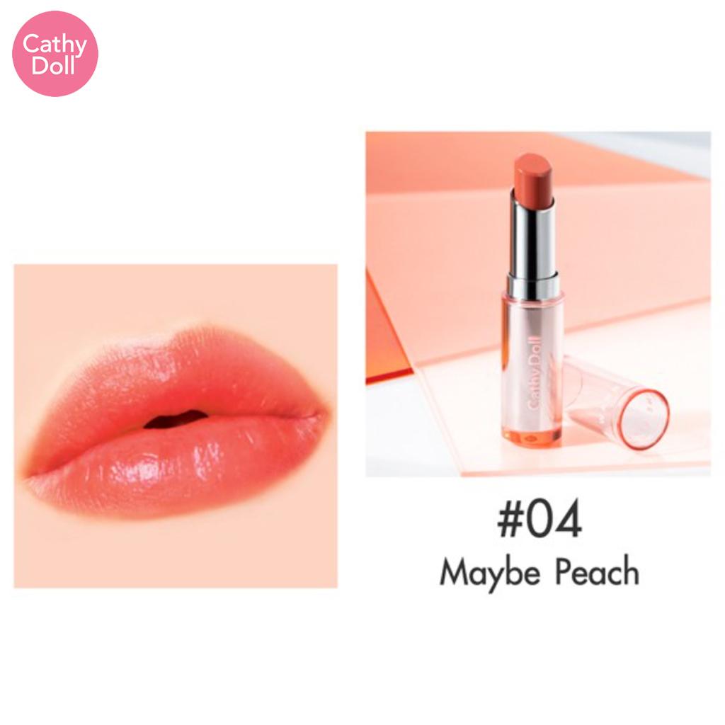 Cathy Doll Губная помада Wanna Shine, масло виноградных косточек, гиалурон, помада Lustruos, №01-№06, 3 г - Тайская косметика