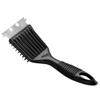 Barbecue Cleaning Brush Safe Non-Stick Plastic Handle BBQ Grill Cleaner Steel Scraper for Kitchen