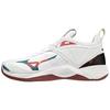 Mizuno Волейбольные кроссовки унисекс, средняя высота, белые (унисекс) Волейбольные кроссовки V1GA211248