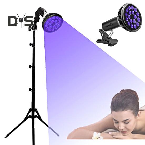 54 Вт УФ-лампа для загара лица и тела, вращающаяся на 180 градусов, лампа для защиты глаз, равномерный загар, регулируемая лампа для физиотерапии, подарок для любителей красоты