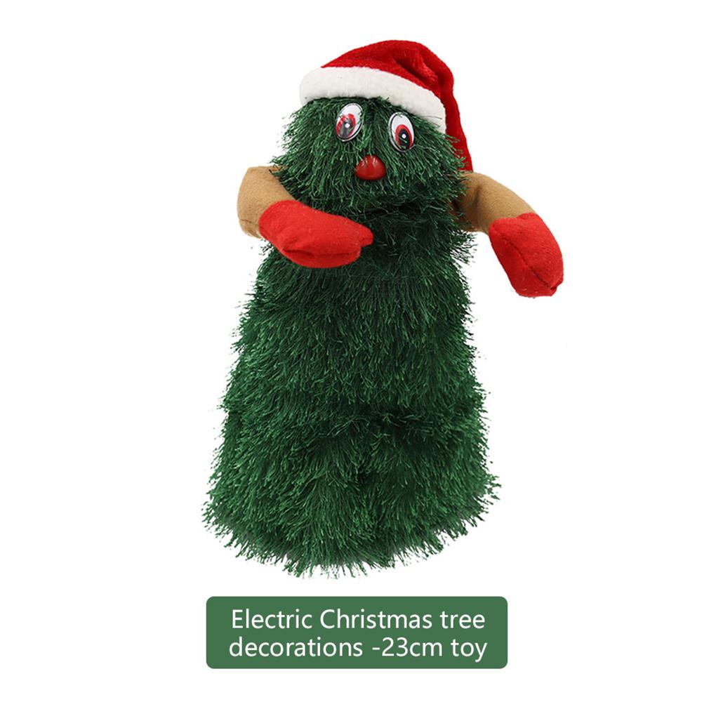 Электрическая елочная игрушка реквизит изысканный домашний праздничный декор интересные настольные игрушки на батарейках для танцев