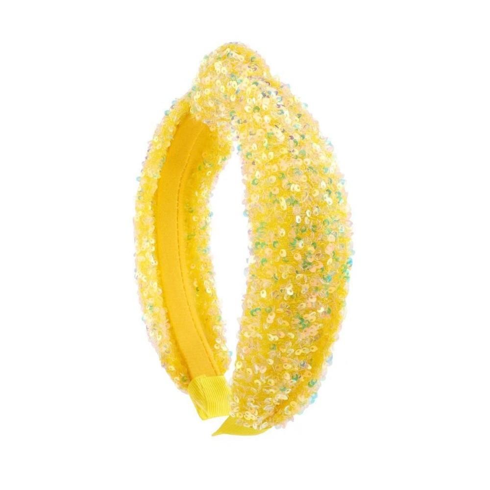 Cute Sequin Knot Headband Sweet Wash Face Hair Bands Hair Hoop Women Girls Hair Accessories