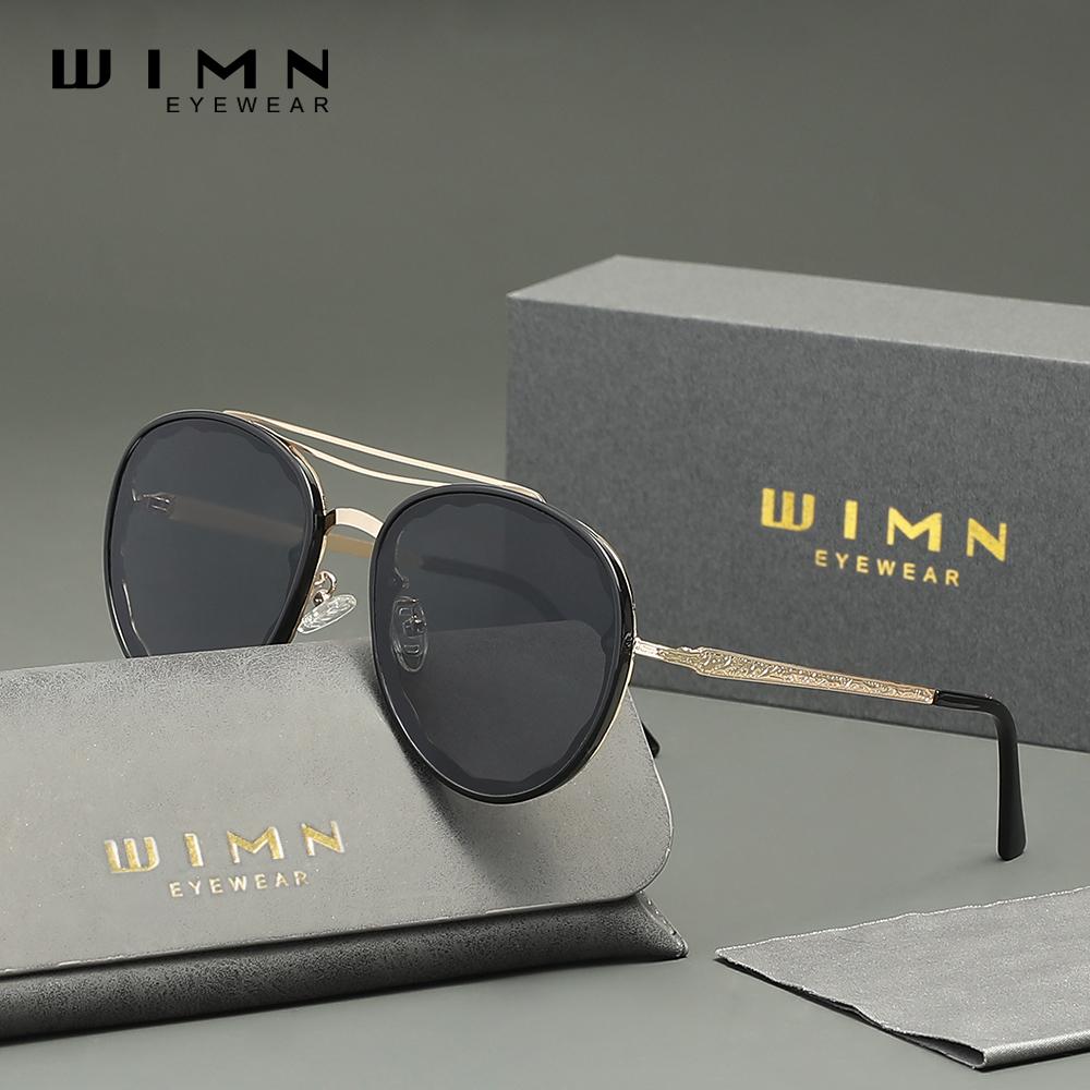 WIMN Легкие круглые солнцезащитные очки с полной защитой от ультрафиолета, поляризованные