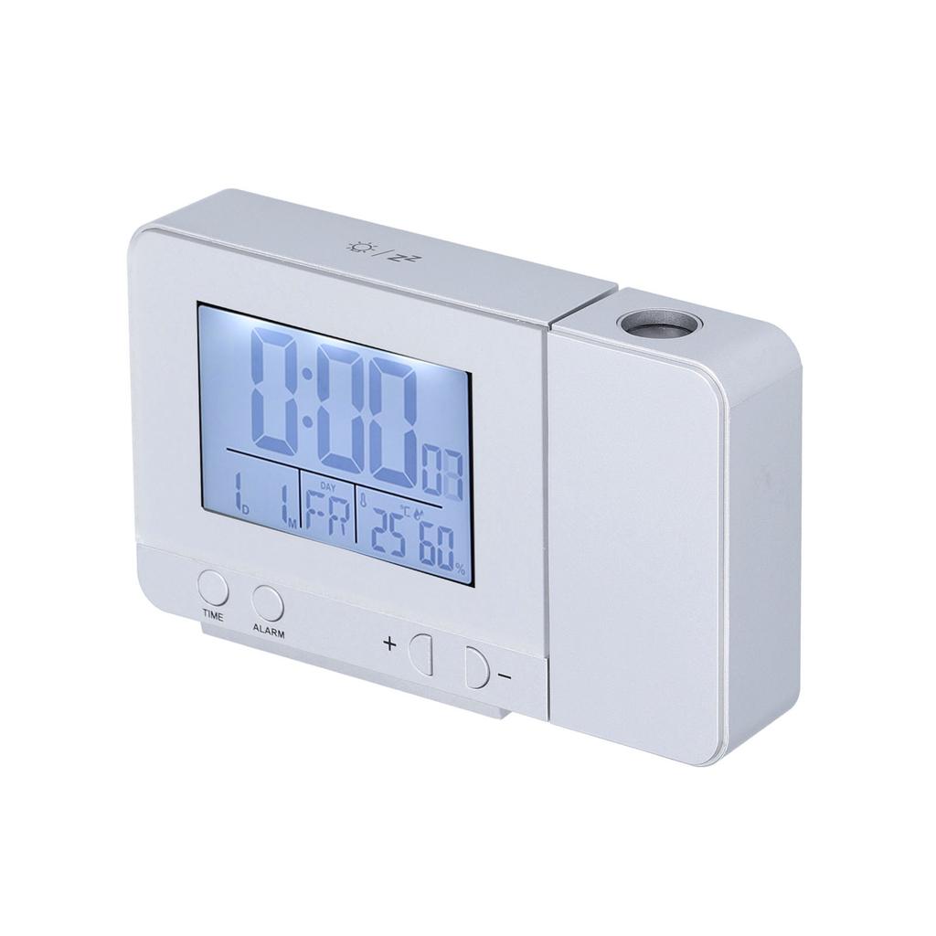 180 Degrees Rotation Projection Alarm Clock USB Powered LED Digital Clock with Temperature Humidity