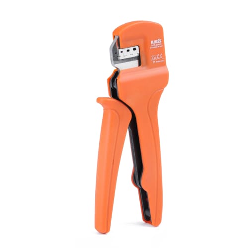 IWISS IWS-2549S Vertical Crimping Machine for JST Connectors, Compact Ratchet Type, Open Barrel, 0.08-1.0mm?, Compatible with Ultra-Small Terminals