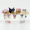 New Product In Stock Swimsuit Cup Hangers Second Batch Of Blind Boxes Black Leather Kt Cat And Cinnamon Dog Cups Decorations