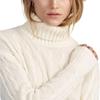 Свитер с косами оверсайз с высоким воротником Polo Ralph Lauren Женский свитер 211763841-003