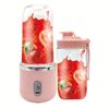 Juice Extractor , Optional Dual Cup Portable Rechargeable Small Sport Juice Cup, Student Home Multifunctional Juice Extractor