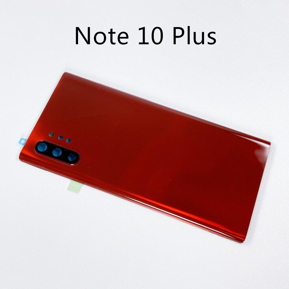 Для Samsung Galaxy Note 10 N970 N970F задняя панель для note10 Plus note10 + N975 N975F корпус задней двери с аккумулятором для камеры