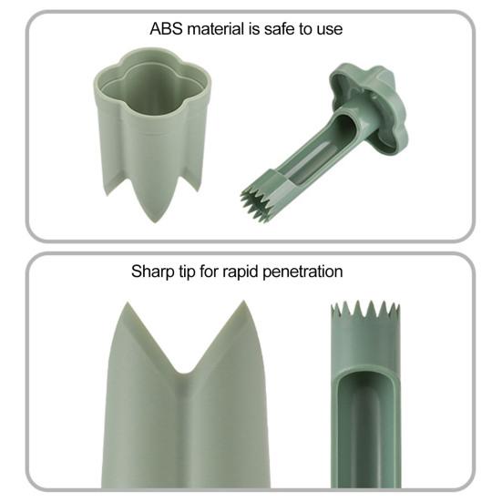 Pepper Core Remover Sharp Serrated 2 In 1 Anti-slip Ergonomic Labor-saving Heavy Duty Chili Jalapeno Core Removal Tool Kitchen Gadgets