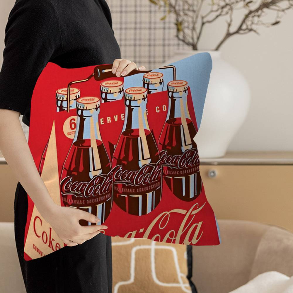 Наволочка C-Coca C-Cola Мультяшный Подарок Наволочка для Подушки Спальня Дом Диван Стул Сиденье Декор Наволочка