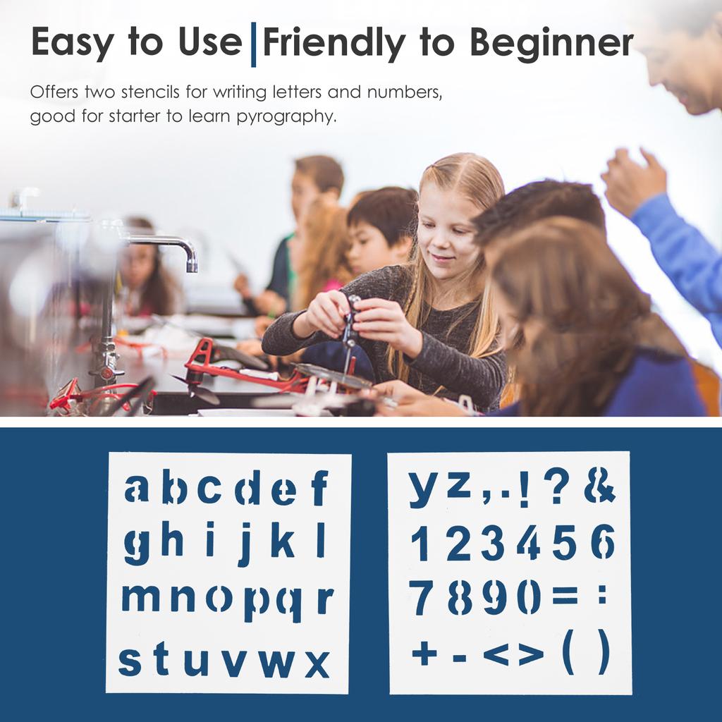 60W 220V 55-Piece Woodburner Pyrography Wood Leather Burning Tool Kit Adjustable Temperature 32 Fahrenheit  To