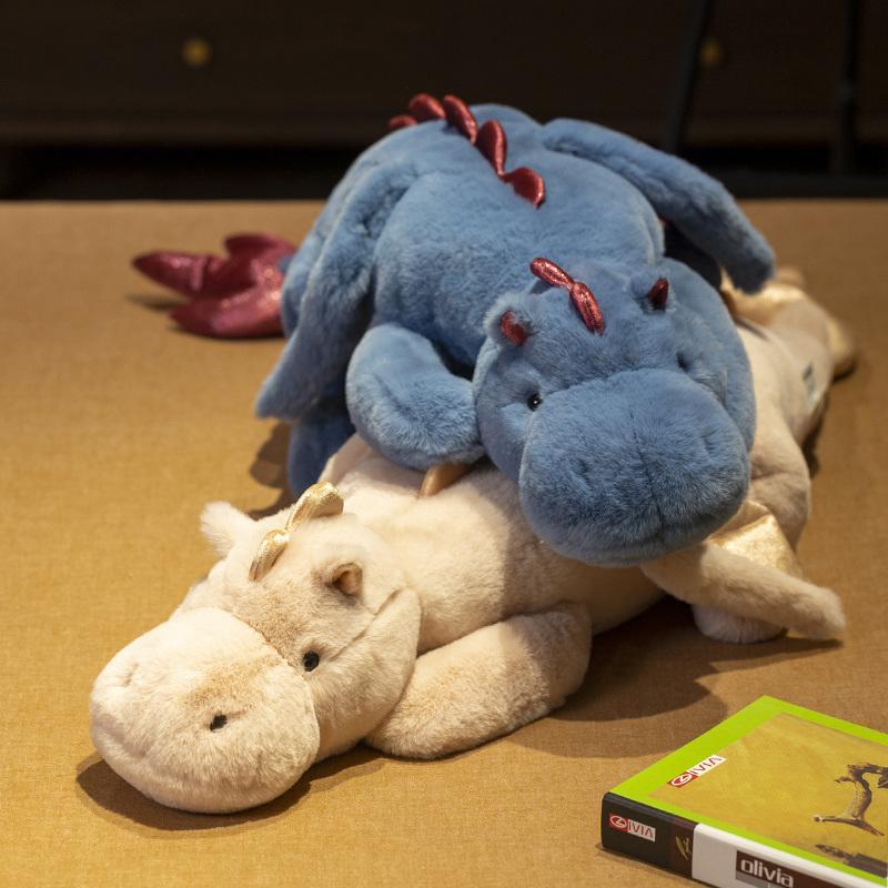 90 см/110 см дракон плюшевый мягкая игрушка чучело животное большой размер летающий динозавр декоративная подушка для дома кукла детские игрушки подарок на день рождения