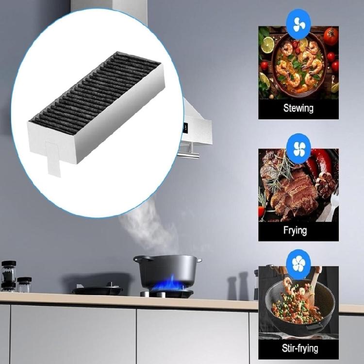 4 шт. Сетчатый вентиляционный фильтр вытяжки Замена вентиляционного отверстия Фильтр кухонной вытяжки Вентиляционное отверстие Фильтры вытяжки Пластиковая текстура Жироулавливающий фильтр