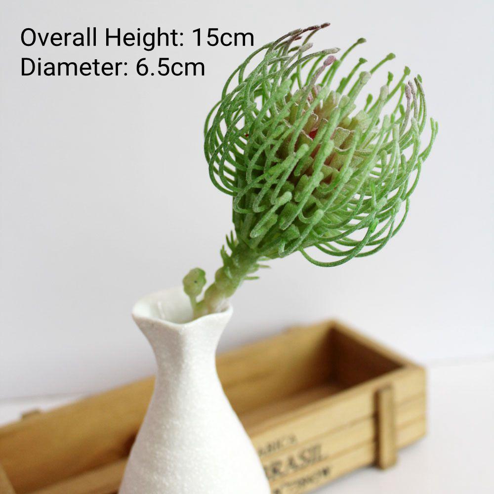 Зеленый Флок Искусственные Суккуленты Домашний Декор Спальни Гостиной Поддельные Растения DIY Цветочная Композиция plante artificielle