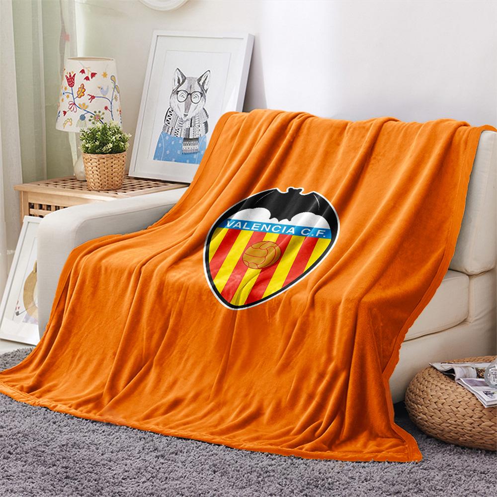Valencia Club de Fútbol Flannel Blanket, High quality Comfortable for All Seasons, Home Decor, Warmth and Comfort