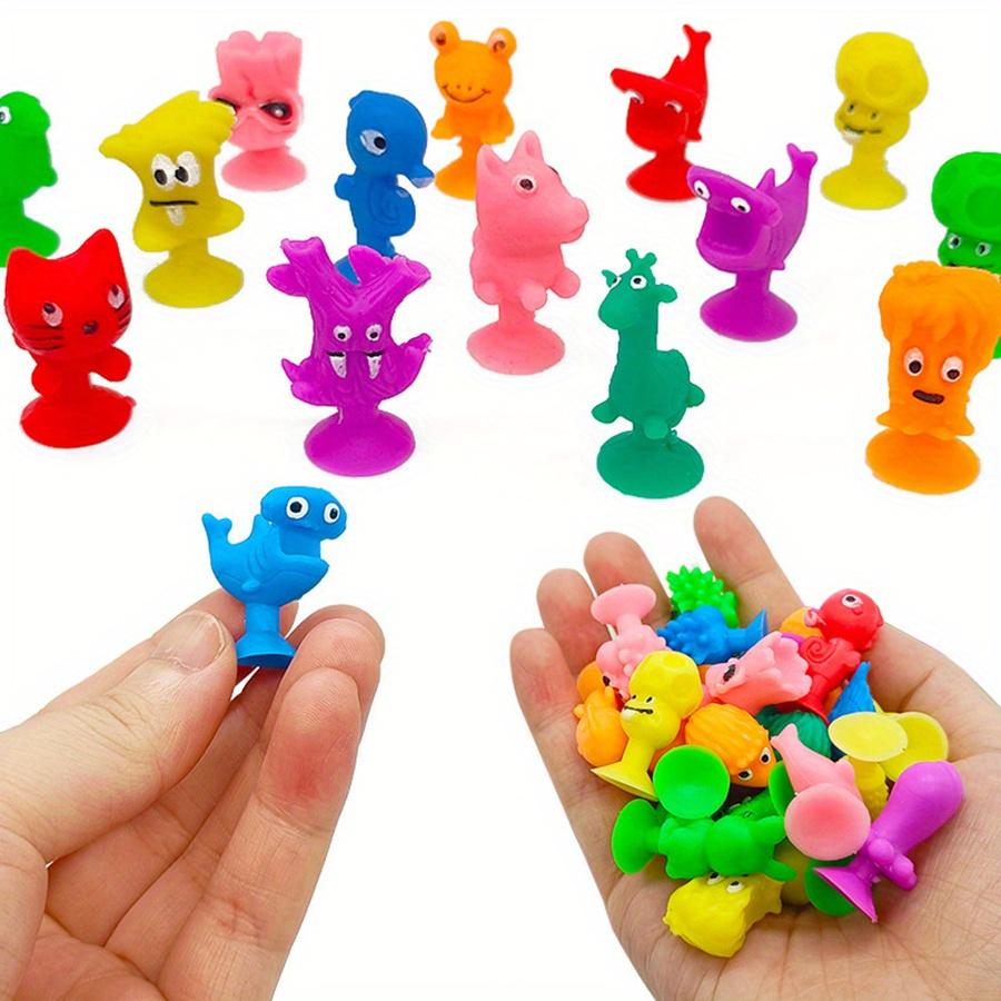 10/30/50Pcs Mini Shaped Suction Cups Soft Rubber Monster Animal Suction Cups Home Living Room Decoration For Relaxing JXB