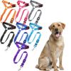 Adjustable Non Stretch Pet Dog Car Restraint Harness With Reliable Fabric And Safe Loop For Back Seat