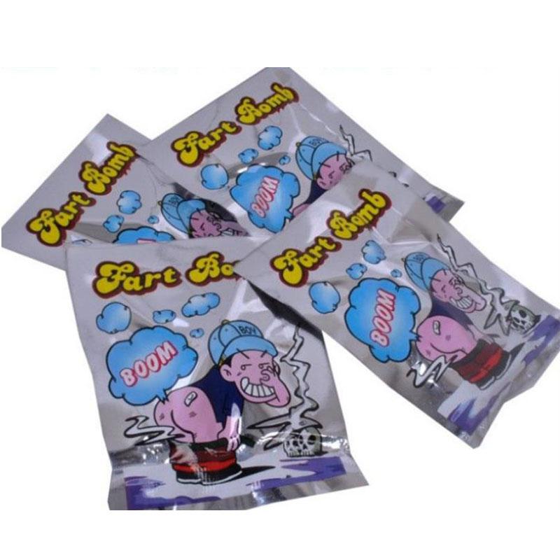10 шт./компл., забавные сумки для пукающих бомб, ароматические бомбы, вонючая вонючая бомба, новинка, кляп, игрушки