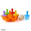 7 Grids DIY Ice Cream Popsicle Silicone Mold Ice Cream Ball Maker Popsicles Molds Baby Fruit Shake Home Kitchen Accessories Tool