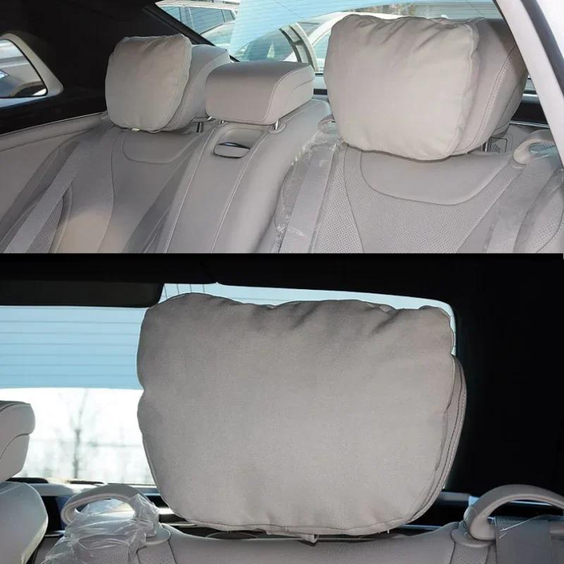 2024 Memory Cotton Car Headrest Neck Support Car Accessories Seat Class Soft Universal Adjustable Car Pillow Neck Rest Cushion